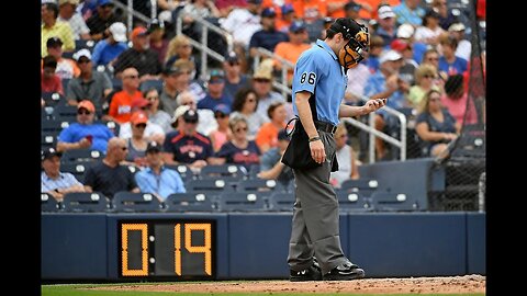 MLB Pitch Clock Rule Ends Braves Red Sox Game In A Tie - MLB Rule Changes