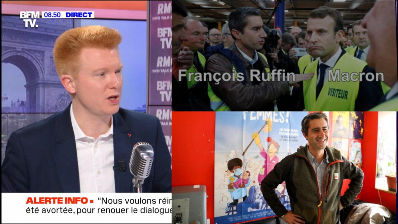 Adrien Quatennens ami de Ruffin