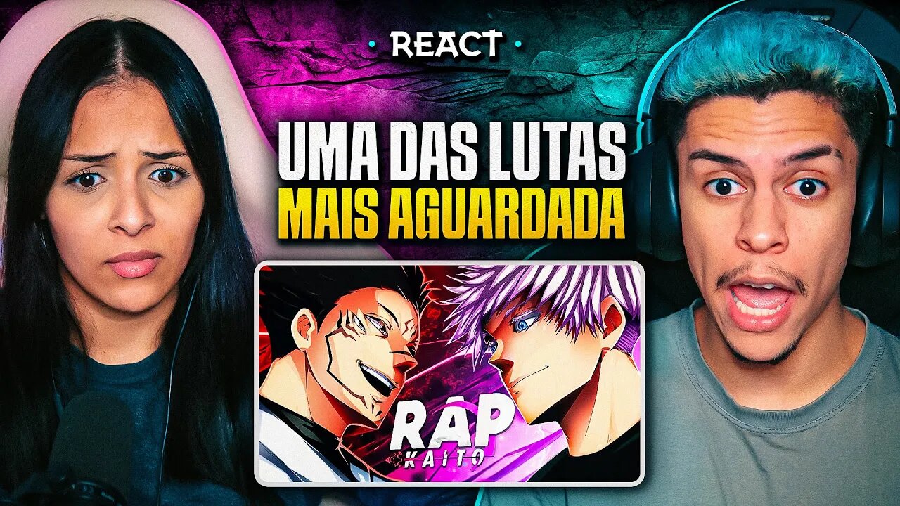 KAITO ft. M4RKIM & HENRIQUE MENDONÇA - Gojo vs Sukuna (Jujutsu Kaisen) | [React em Casal] 🔥