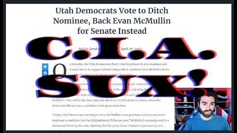 The C.I.A. Is Running A Candidate For Senate, And UTAH Democrats Just Ditched Their Nominee For Him!