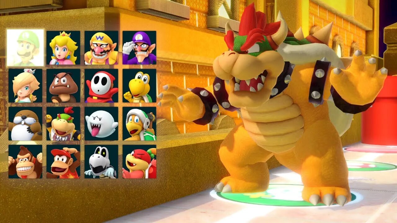 Super Mario Party Partner - Yoshi vs Daisy vs Mario vs Bowser - Kamek's Tantalizing Tower -Very Hard