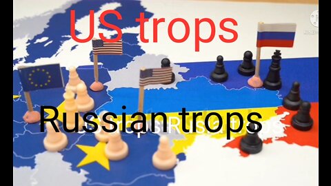 US trops and Russian trops