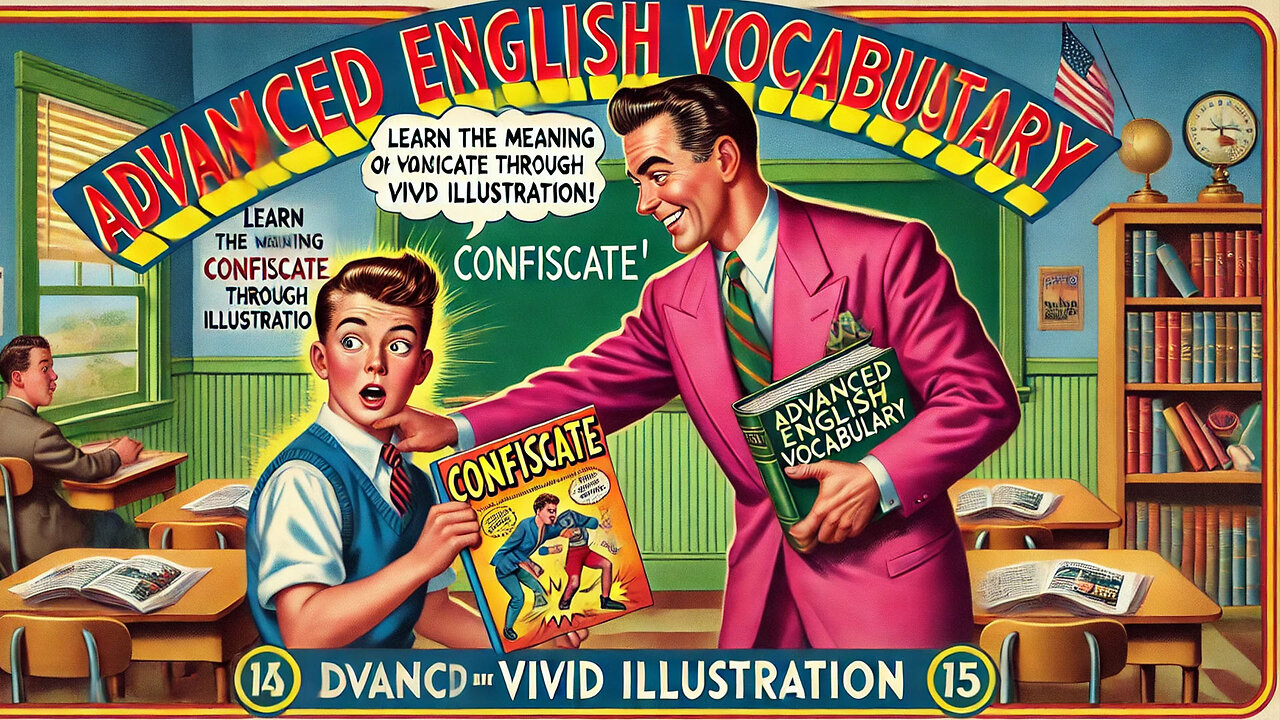 Vocabulary and Pronunciation "CONFISCATE" Advanced English