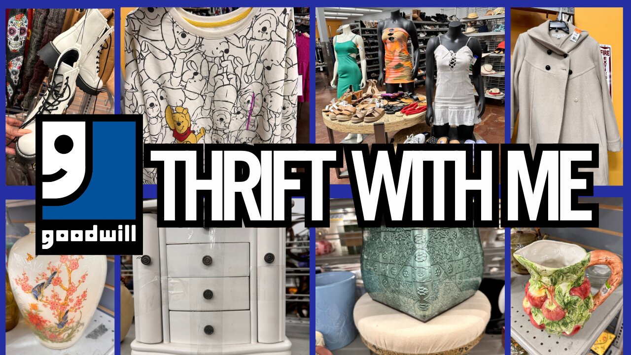 Goodwill Thrifting 2024 🛍️💙 Thrifting Thursday 🛍️💙 Thrift With Me 2024