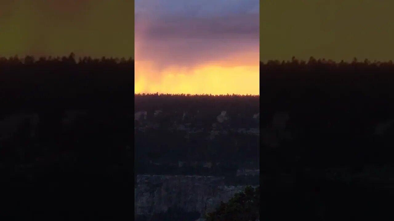 Sunset at the North Rim of the Grand Canyon