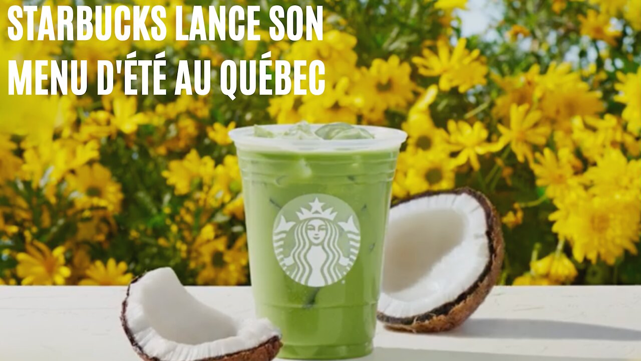 Starbucks lance son menu d'été au Québec avec de nouveaux breuvages glacés ultras colorés