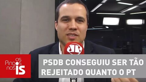 Felipe Moura Brasil: PSDB conseguiu ser tão rejeitado quanto o PT