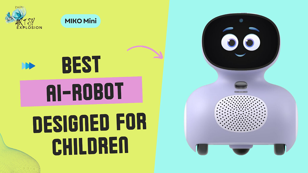 MIKO Mini: AI-Enhanced Intelligent Robot Designed for Children #ai #robot #toysforkids #toys #kids