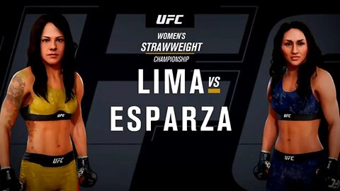 EA Sports UFC 3 Gameplay Carla Esparza vs Juliana Lima