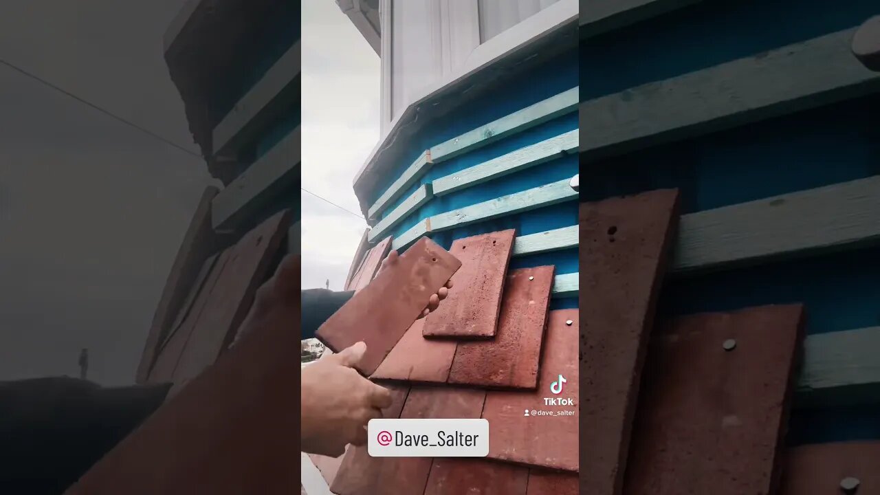 Bay Roof Tile Hanging and Scalloped Lead Flashing