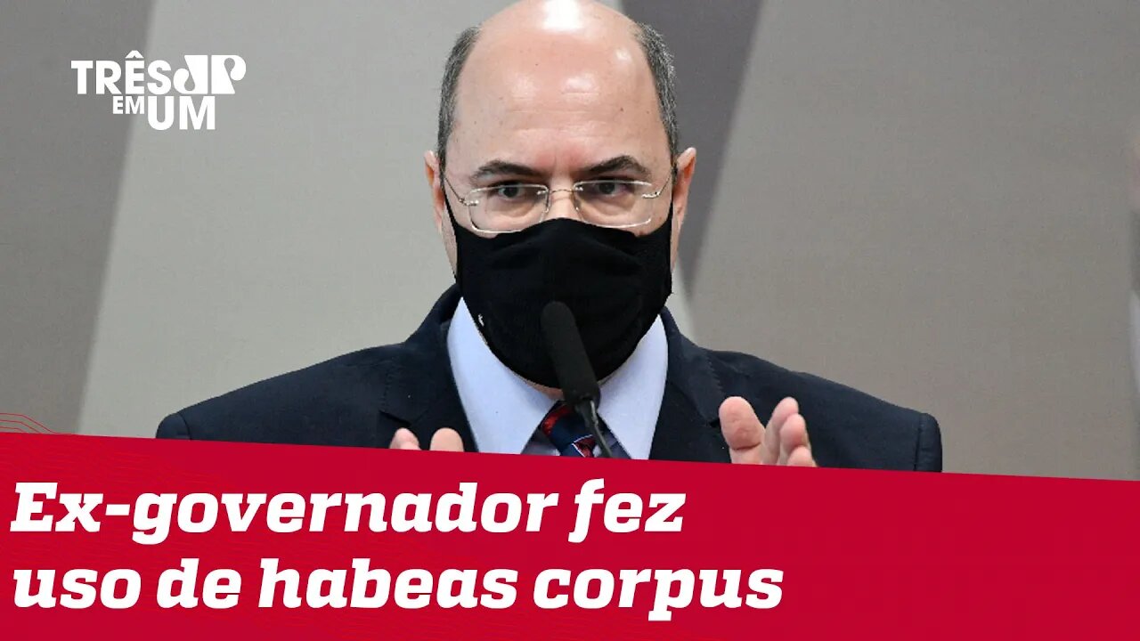 Witzel critica governo federal e fala de seu impeachment na CPI da Covid