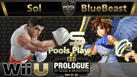 Noble|Sol (Little Mac) vs, BlueBeast (Pit) - Pools Play - CEO Prologue