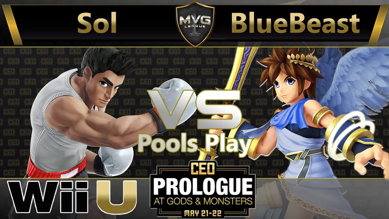Noble|Sol (Little Mac) vs, BlueBeast (Pit) - Pools Play - CEO Prologue