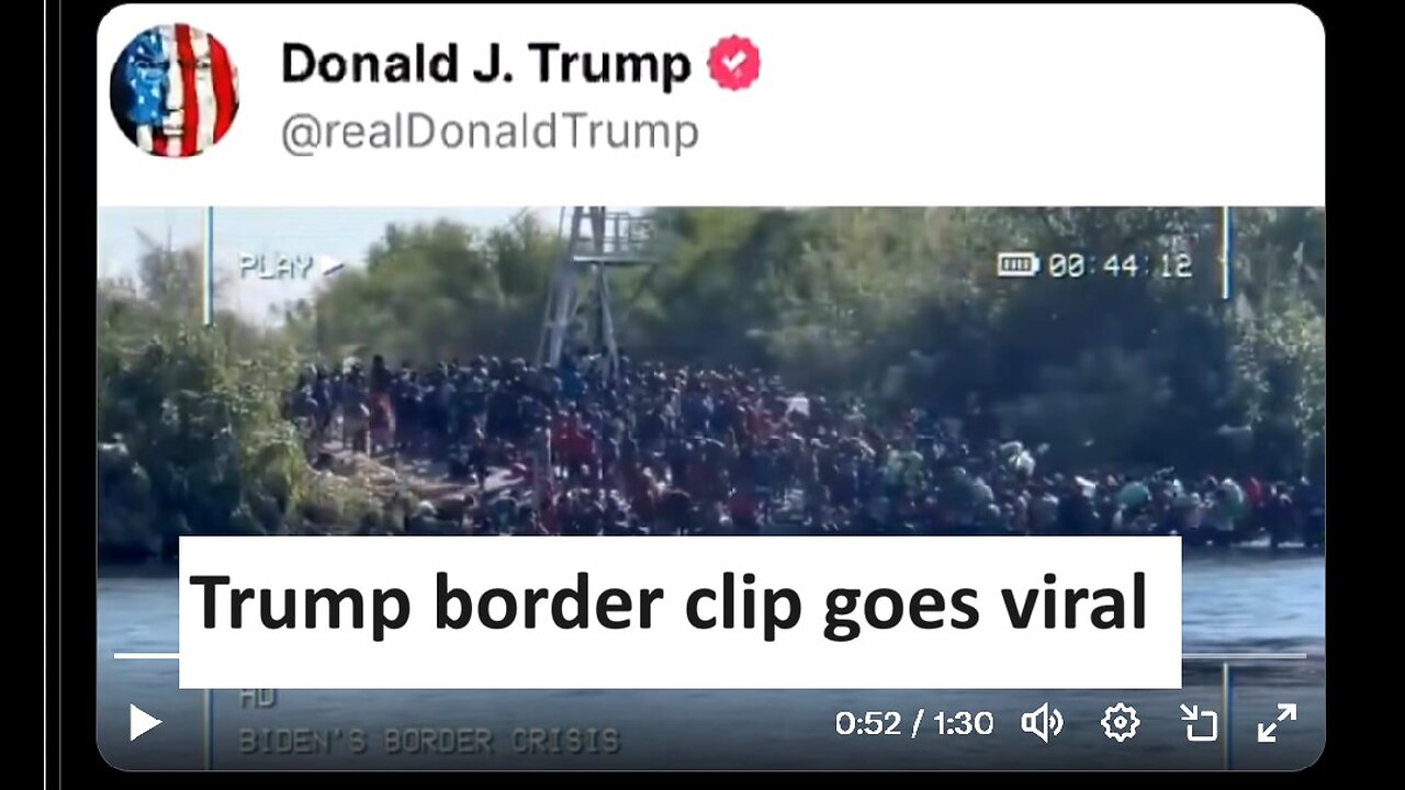 Trump boarder policy post goes viral