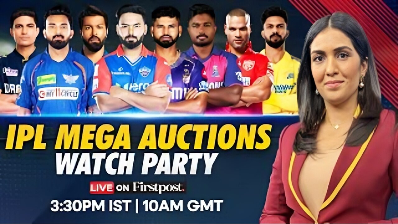 IPL Auction 2025 LIVE: IPL Mega Auction Live Watch Along | IPL 2025 LIVE| RCB | CSK | MI | KKR | SRH