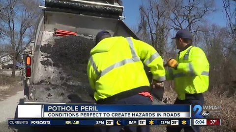 Pothole peril