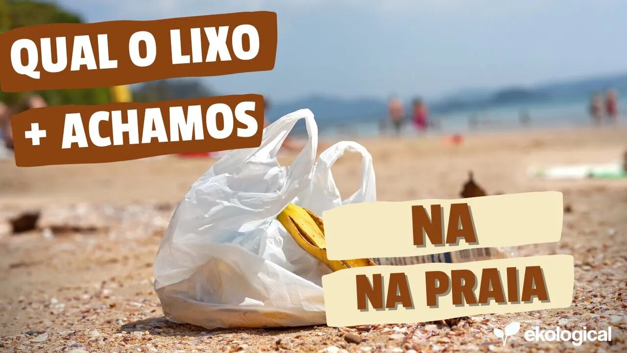 Você sempre vê bituca na areia da praia? 😞