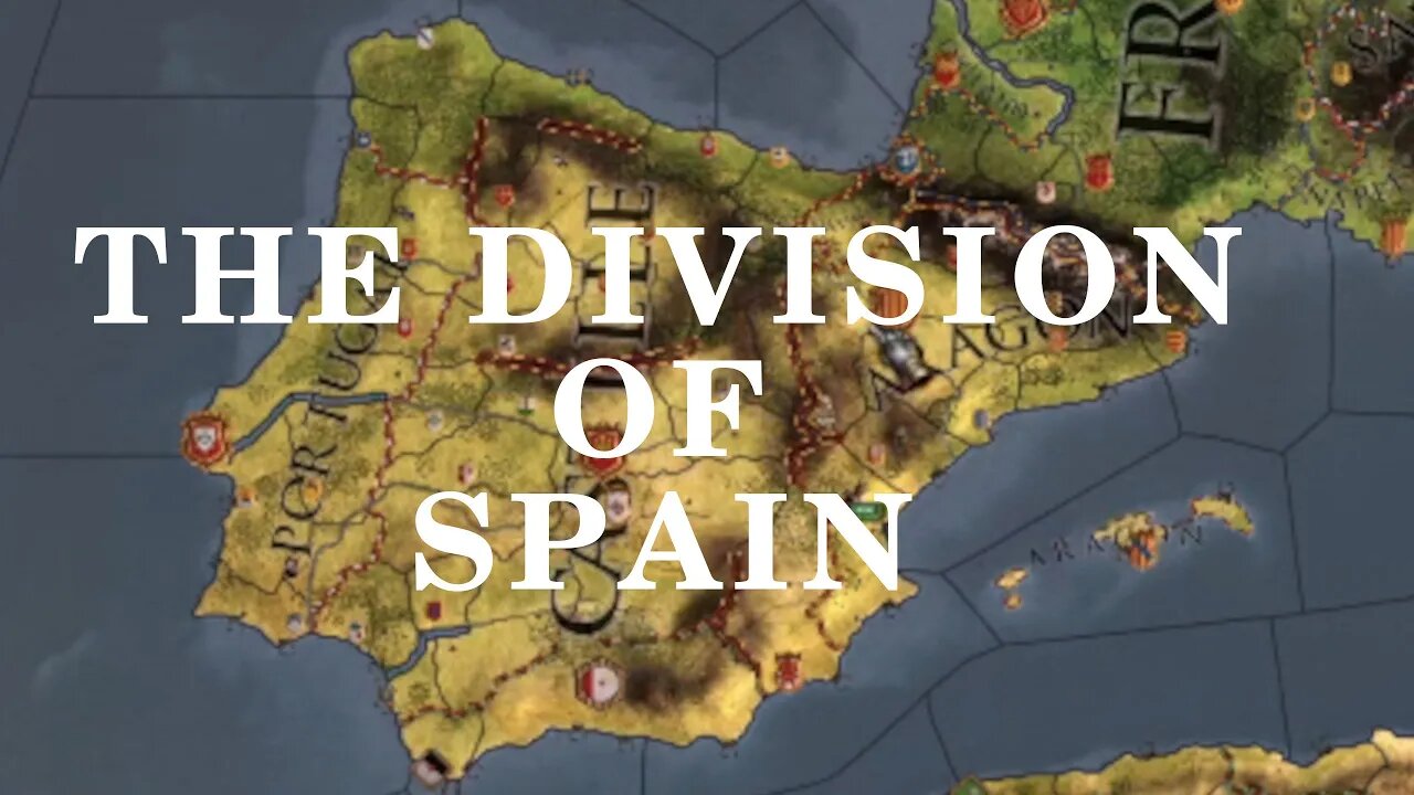 THE DIVISION OF SPAIN - CRUSADER KINGS 2 TIMELAPSE