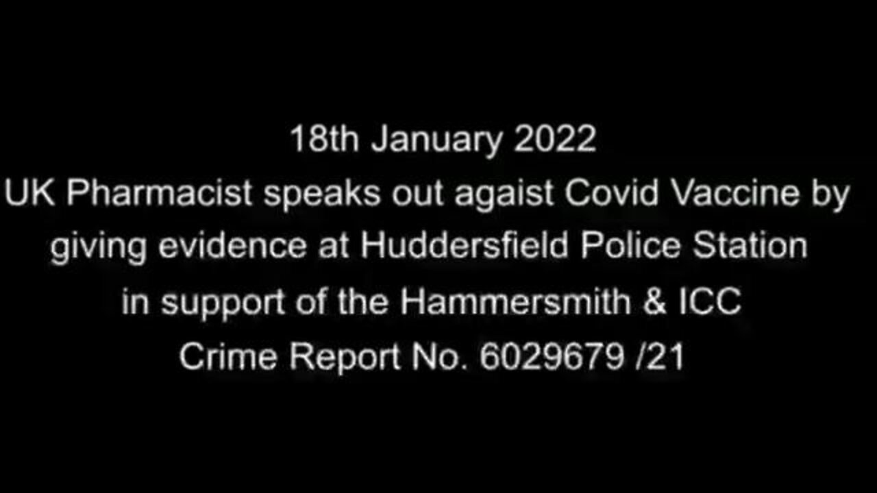 UK | Pharmacist Gives Evidence