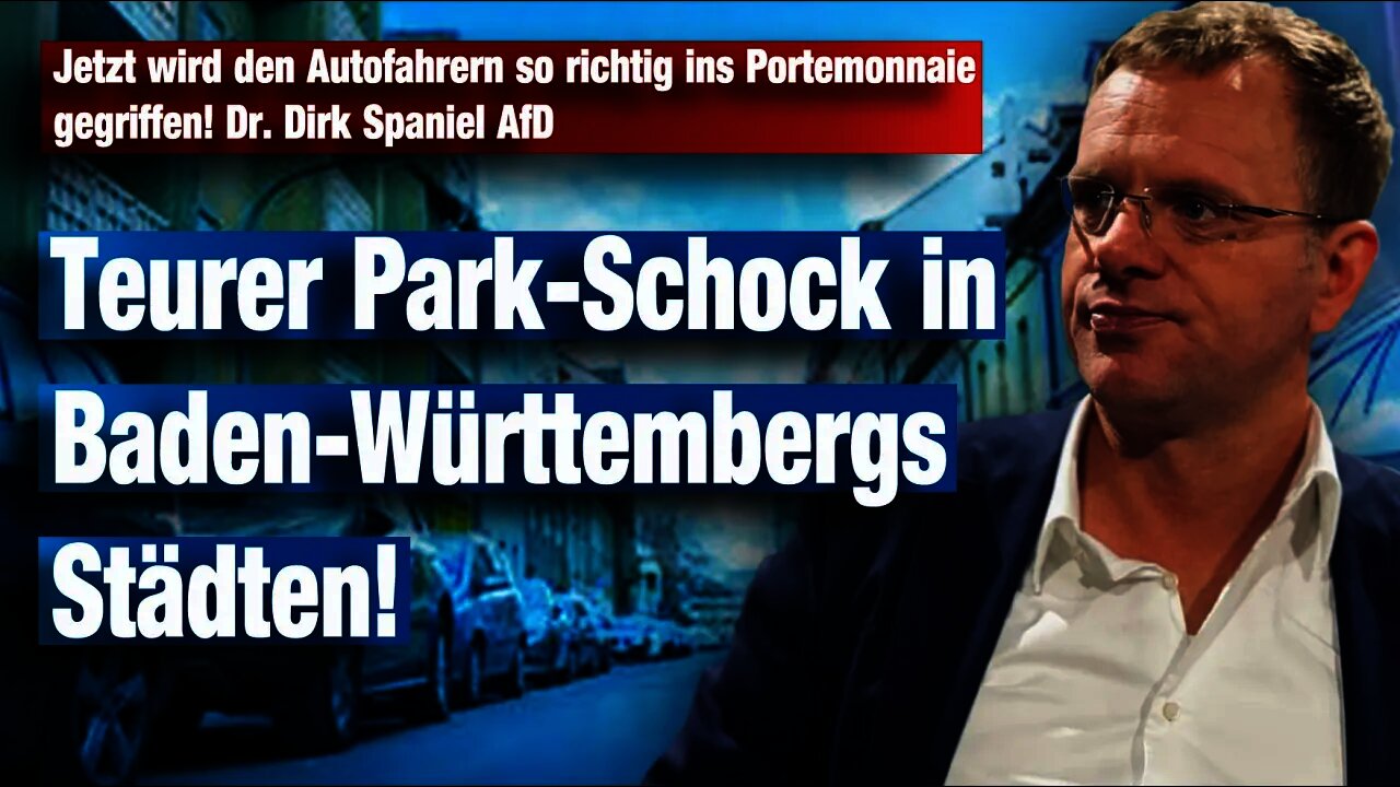 Jetzt wird den Autofahrern so richtig ins Portemonnaie gegriffen! Dr. Dirk Spaniel AfD
