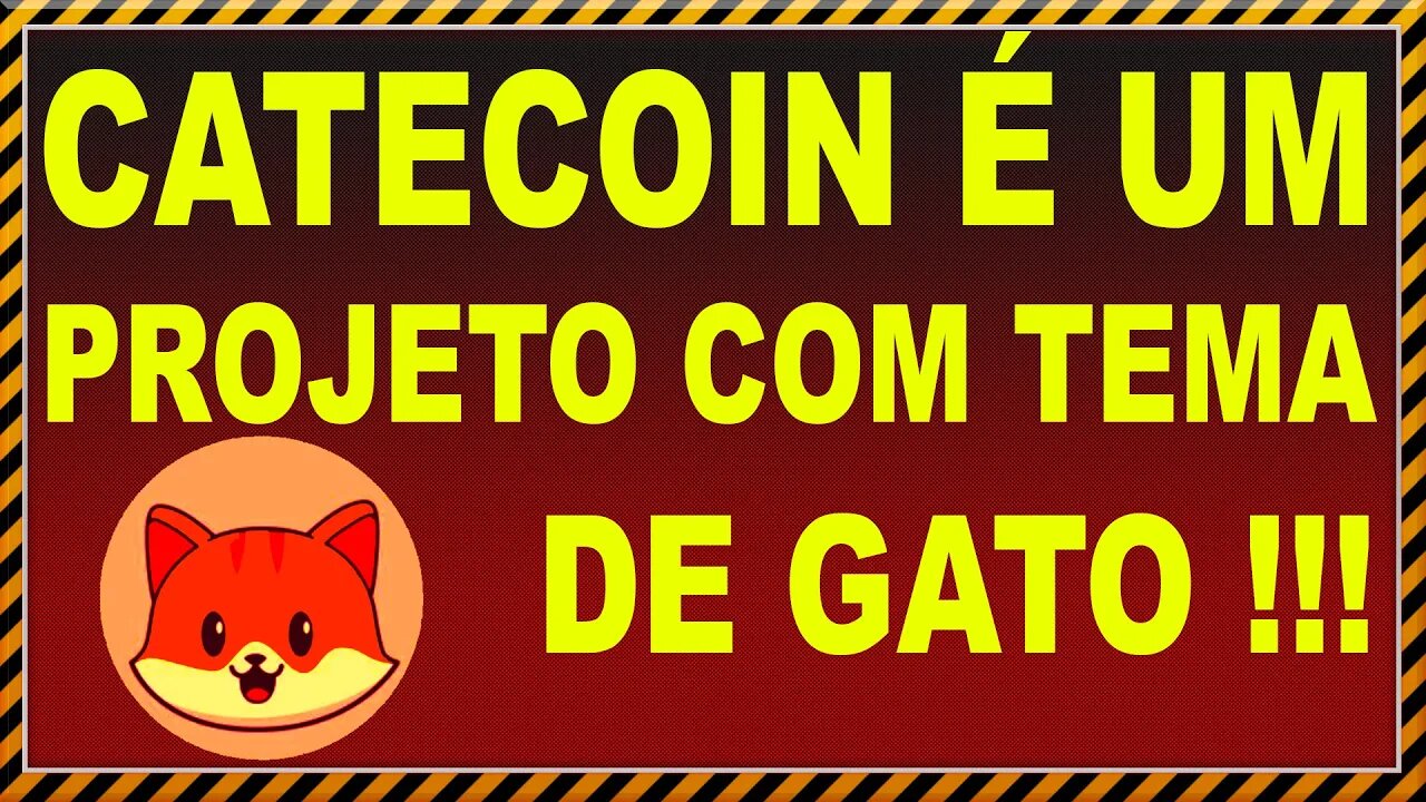 CATECOIN É UM PROJETO DE UTILIDADE COM TEMA DE GATO !!!