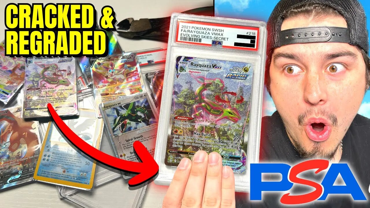 Cracking Pokémon Cards & Regrading Them