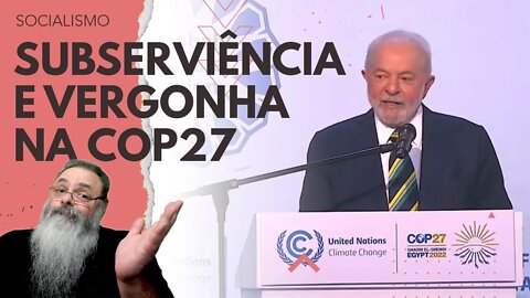 LULA foi CONVIDADO por AMIGOS, para FALAR em PALCO SECUNDÁRIO da COP27, e FEZ DISCURSO PATÉTICO