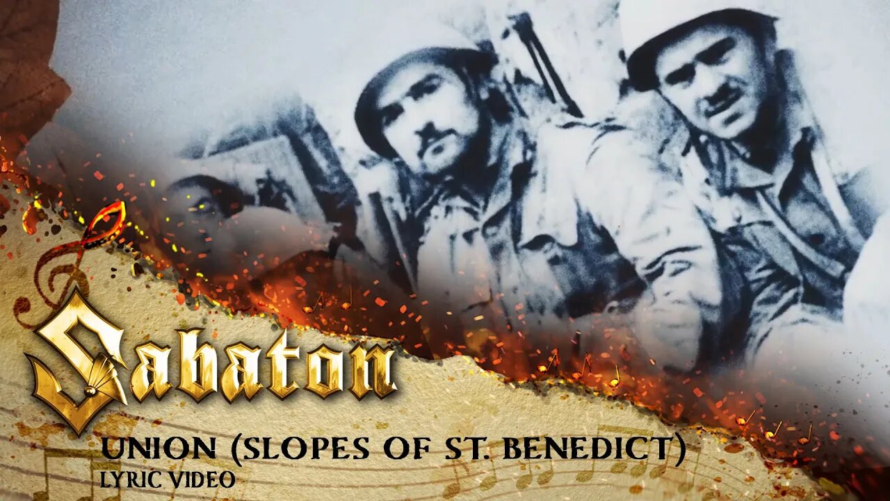 Sabaton - Union [Slopes Of St. Benedict] (Official Lyric Video)