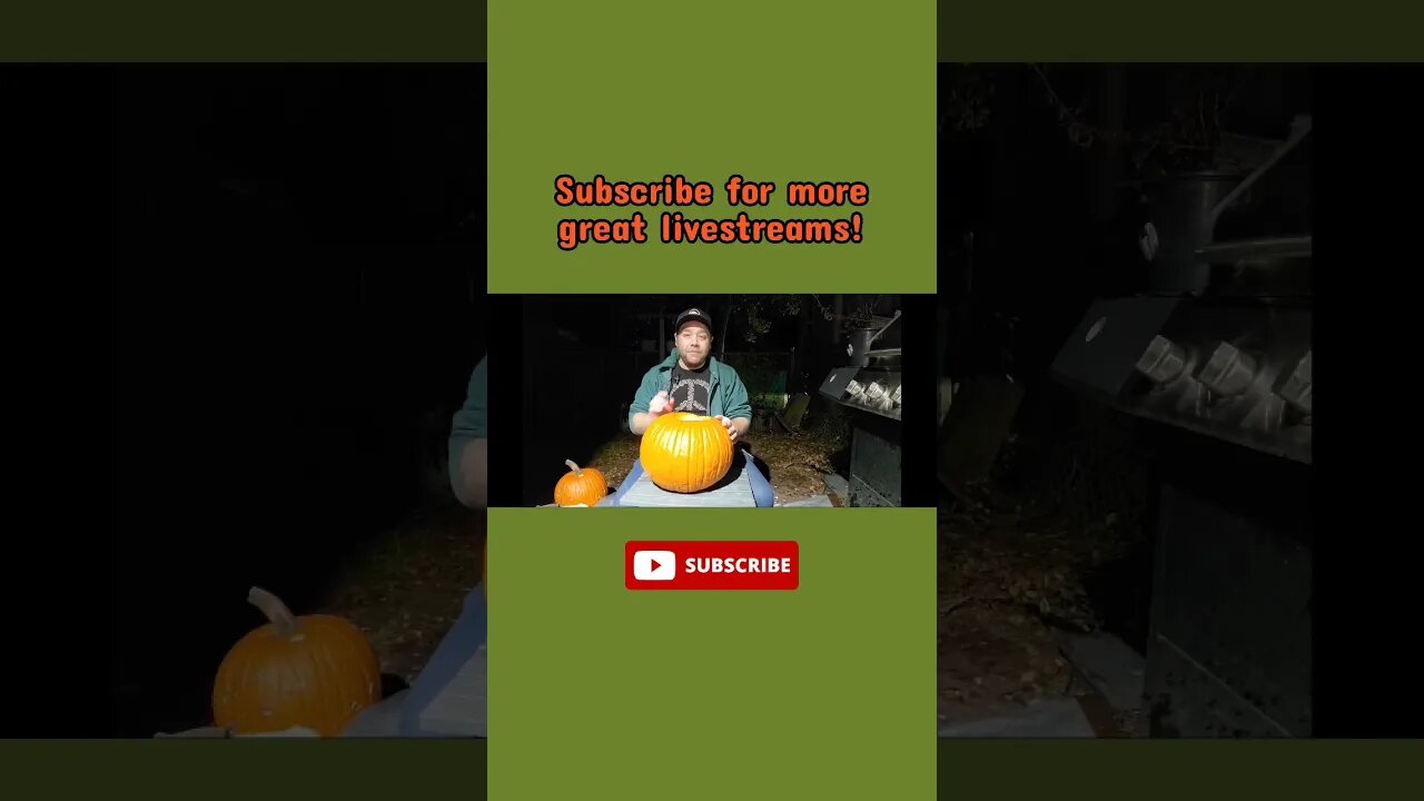 Carving 🎃 Jack-o-lantern live #shorts #livestreamshorts