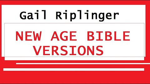 Gail Riplinger - NEW AGE BIBLE VERSIONS - book