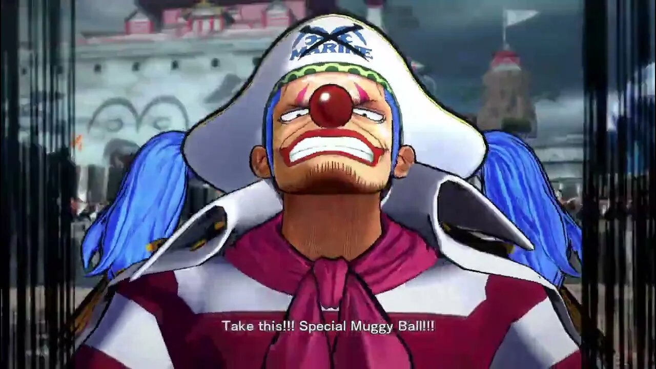 Buggy vs Mihawk | One Piece Burning Blood | Marineford