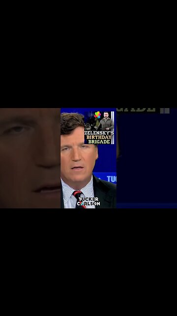 Tucker Carlson, Zelensky's 45th Birthday He's Getting A Huge Present