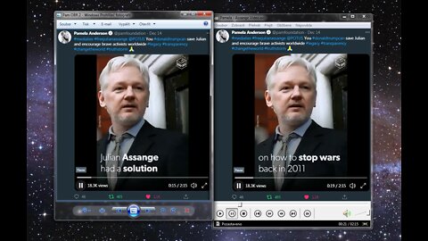 Julian Assange had a solution on how to stop wars 2011 / video eng / sub eng / shared by Pamela Anderson