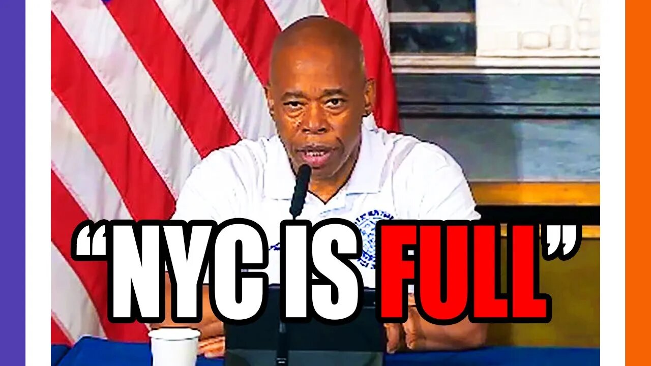 NYC Mayor Says NYC Is Full 🟠⚪🟣 NPC Politics