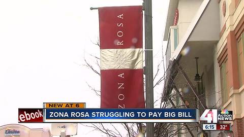 Zona Rosa struggling to pay big bill