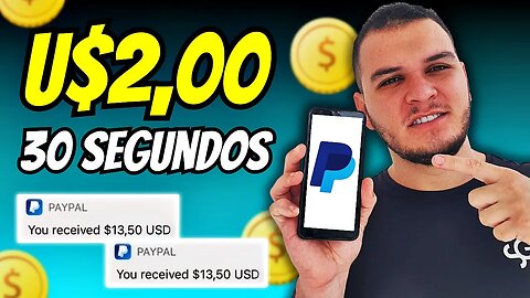 GANHE $2,00 A CADA 30 SEGUNDOS COM ESSE SITE EM 2023 SEM INVESTIR