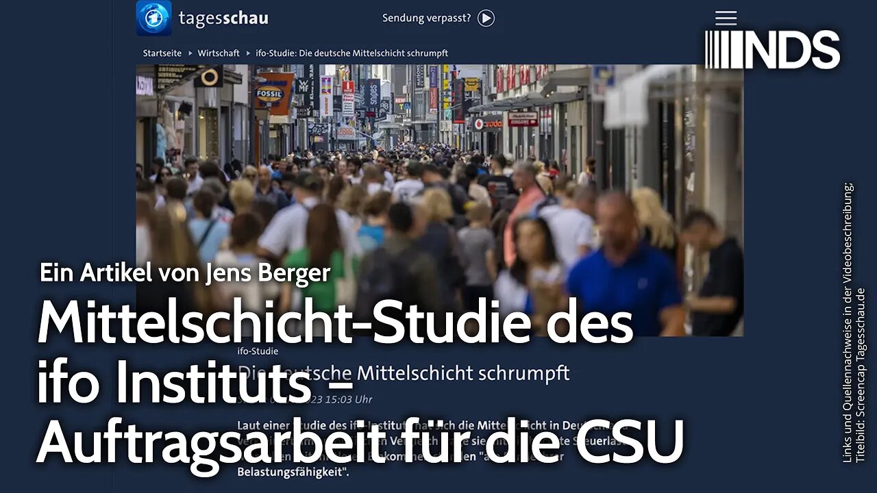 Mittelschicht-Studie des ifo Instituts – Auftragsarbeit für die CSU | Jens Berger | NDS-Podcast