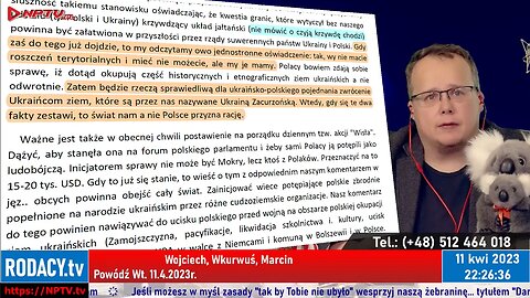 POWÓDŹ - Wojciech Olszański obecny! Osadowski NPTV (11.04.2023)