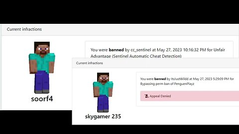 Cubecraft likes to ban legit players