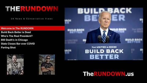 Biden's 'Build Back Better" is Dead