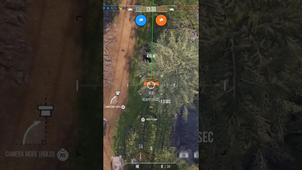 World of Tanks: He sat and waited for my shot!