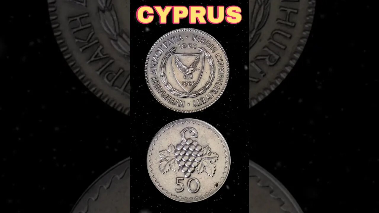 Cyprus 50 Mils 1963. #shorts #coinnotesz #viral