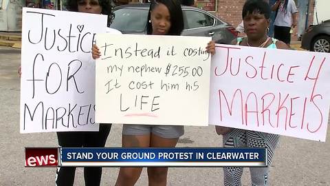 Stand your ground protest in Clearwater