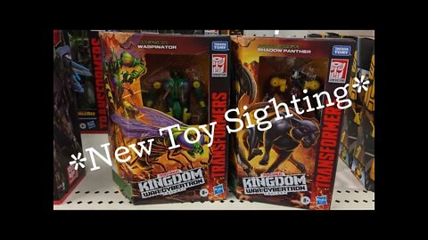 Kingdom Waspinator & Shadow Panther Transformers WFC Wave 4 Deluxe *Rodimusbill New Toy Sighting*