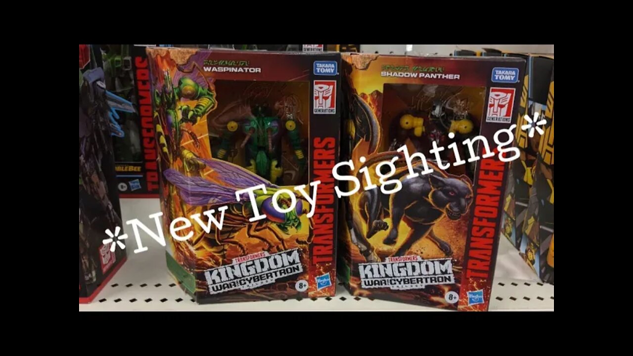 Kingdom Waspinator & Shadow Panther Transformers WFC Wave 4 Deluxe *Rodimusbill New Toy Sighting*