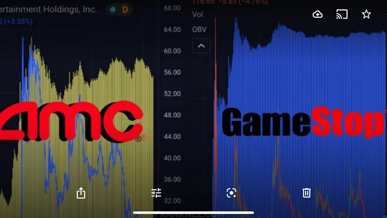 AMC GME most researched stocks in history of the stock market