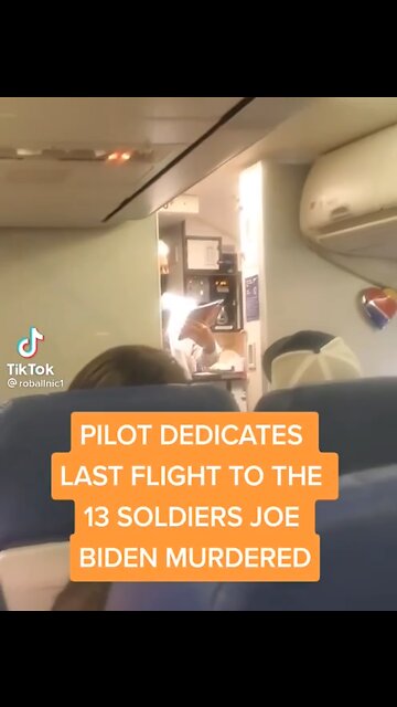 SOUTH WEST PILOT DEDICATES FLIGHT