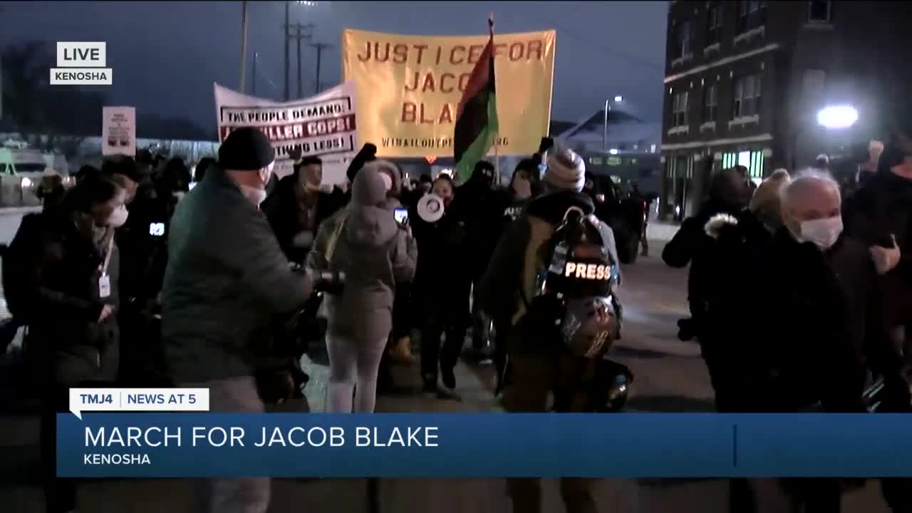 Blake's family, activists march ahead of DA decision