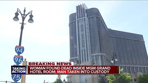 Woman found dead inside Detroit's MGM Grand hotel