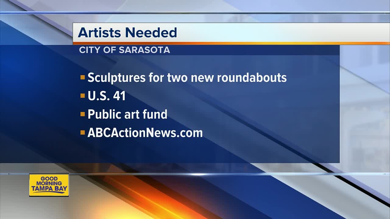 City of Sarasota to add sculptures to new roundabouts, calls for artists to submit their work